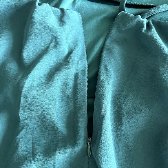 Lulus Strappy To Be Here Forest Green Lace-Up Maxi Dress Size Medium Formal Gown - Picture 15 of 16